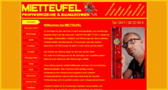 Desktop Screenshot of mietteufel.de
